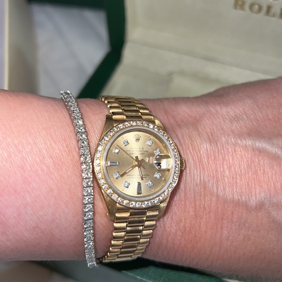 Rolex Jewelry - Rolex watch presidential 18k yellow gold.